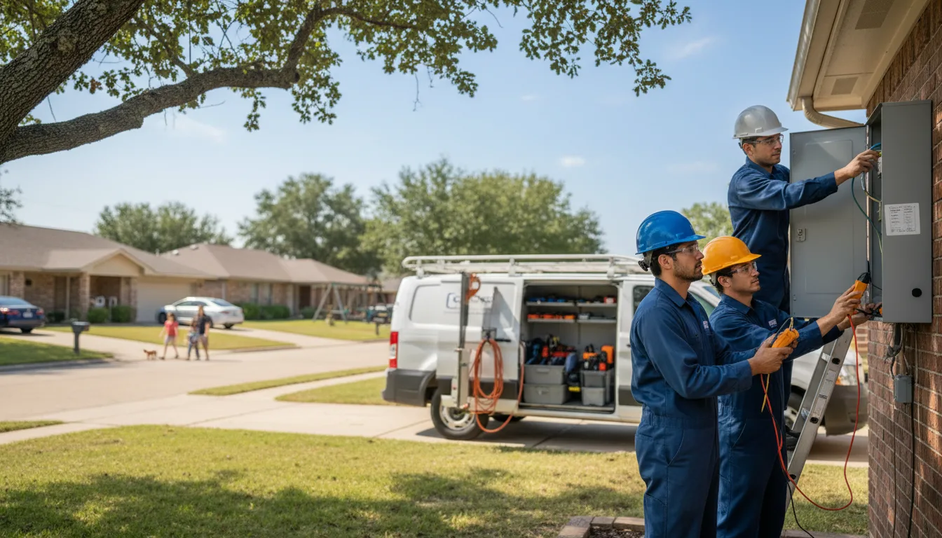 Certified electrician providing emergency electrical services in Baldwyn, MS